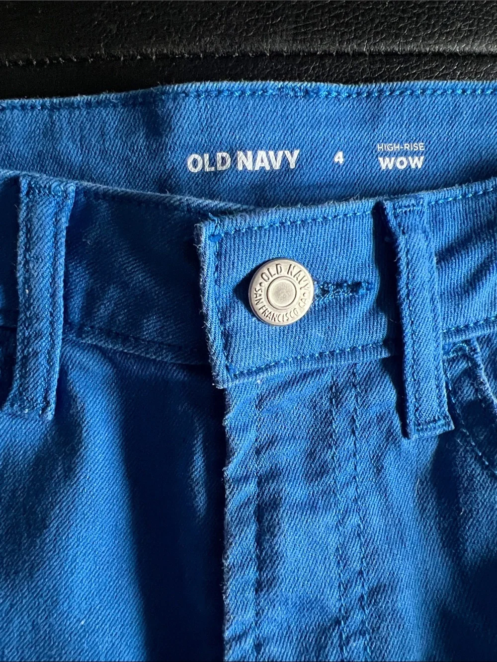 Old Navy Women's Bright Blue Denim Shorts
